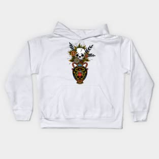 Mrs. Bouquet - traditional tattoo design - color Kids Hoodie